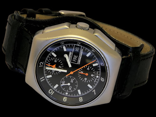 20mm German "Luftwaffe / Bund” Aviators Leather Military Watch Strap