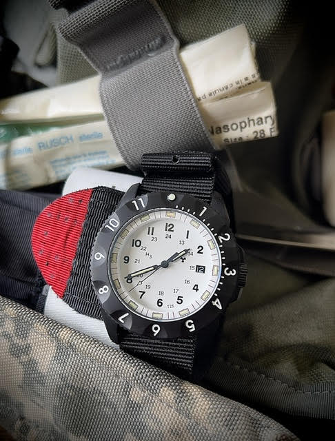 MWC P656 2025 Model PVD Tactical Series Watch with GTLS Tritium, Sapphire Crystal and a 24 Jewel Automatic Movement