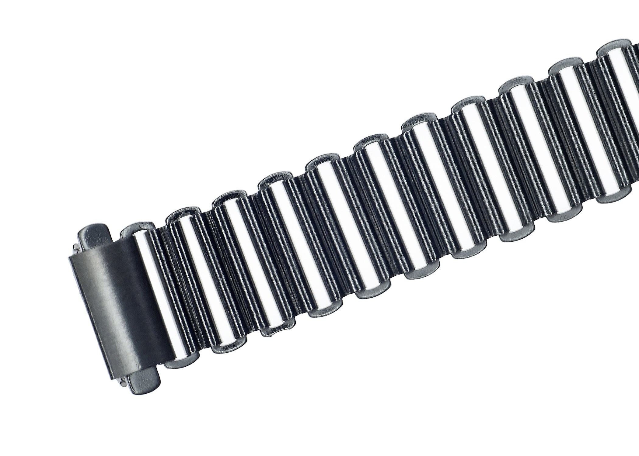 18mm Retro 1940/50s "Bonklip" Style Stainless Steel Bracelet - Ideal for Antique or Retro Style Watches