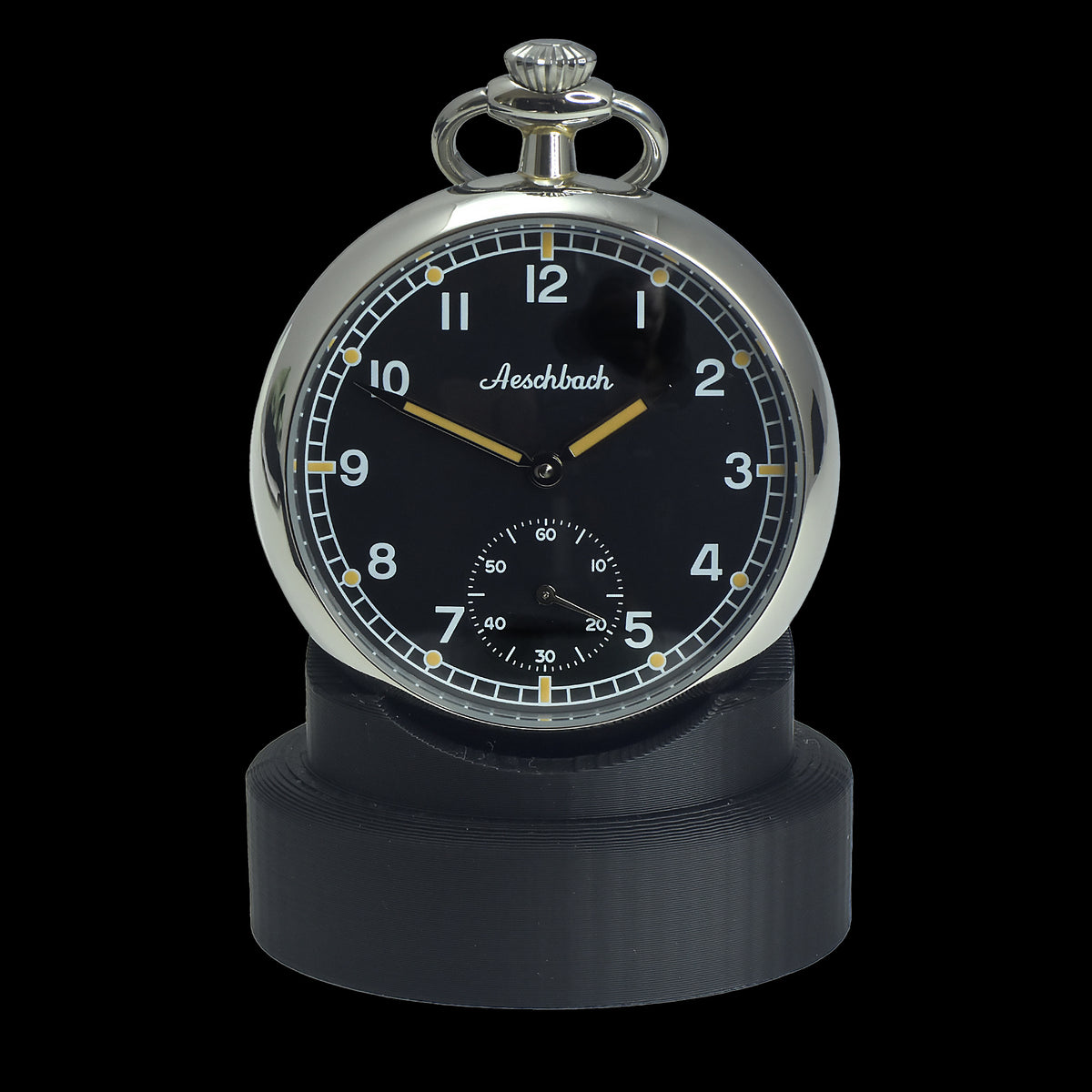 Pocket Watch Stand in Black - Ideal to Display a Pocket Watch When it'